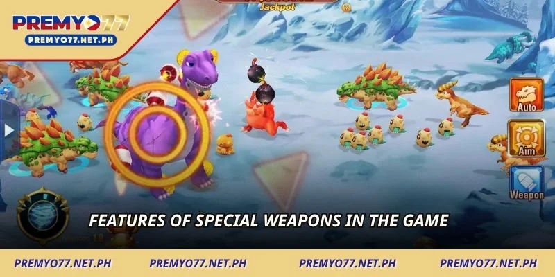 Features of special weapons in the game