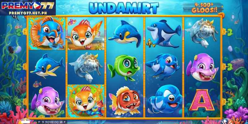 Underwater-themed fishing slots with animated sea creatures